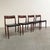 Remarks: Set of 4 Niels Otto Møller dining chairs, model 77. Danish design, produced in the 1960s. Dark wooden frames with...