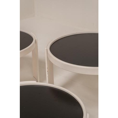 Model 78s0 Stacking Tables attributed to Gianfranco Frattini for Cassina, 1966, Set of 4 For Sale - Image 9 of 13