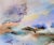 American Sky & Surf - Abstracted Watercolor Landscape With Birds by Les Anderson For Sale - Image 3 of 6