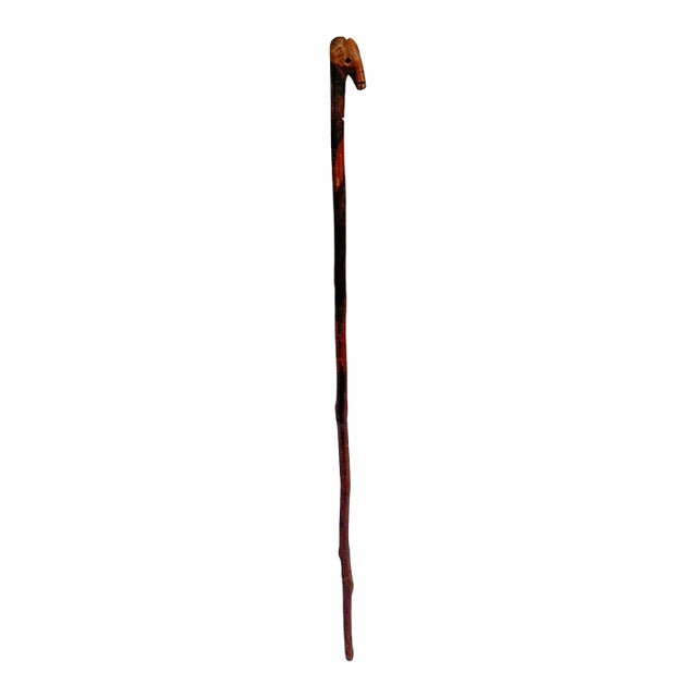 Early 20th Century Mossi Hunting Stick Burkina Faso For Sale