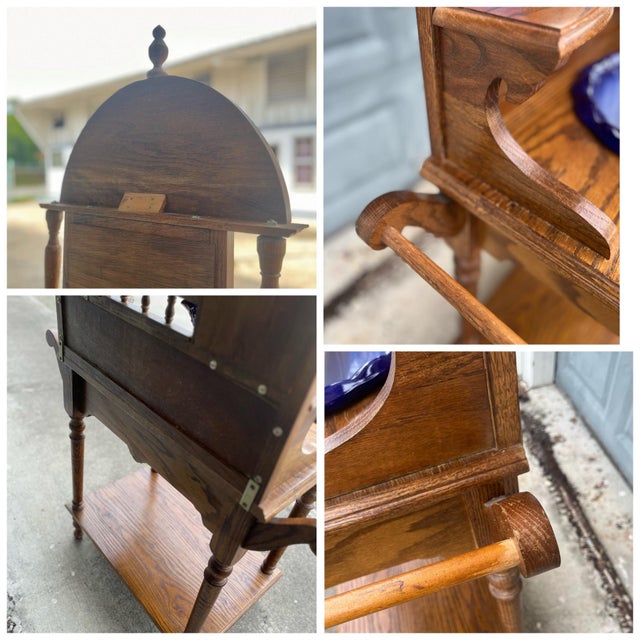 1890 WashStand With Basin & Pitcher by Ironstone England Chairish