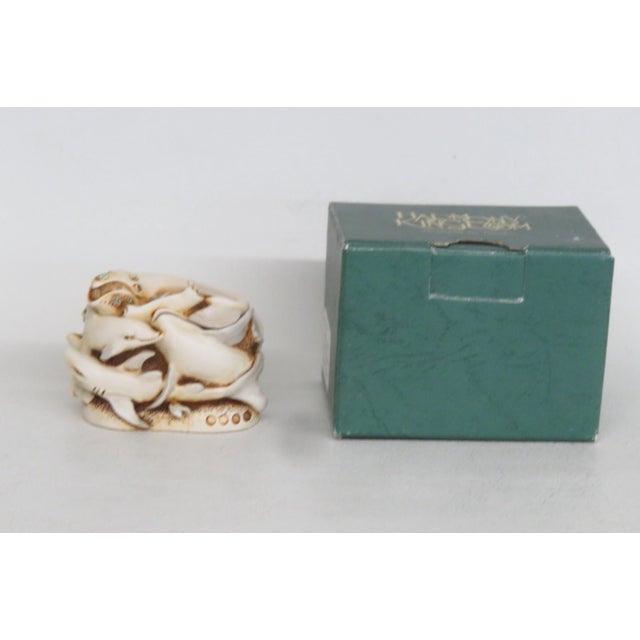 Stone Harmony Kingdom Boarding School Peter Calvesbert Figurine in Original Box 5135b For Sale - Image 7 of 17