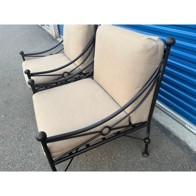 1980s Kreiss Bermuda Patio Lounge Chairs Set of 2 For Sale - Image 5 of 6
