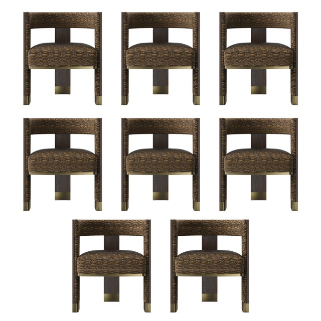 Brooklyn Dining Chairs by Porus Studio, Set of 8 For Sale - Image 14 of 14