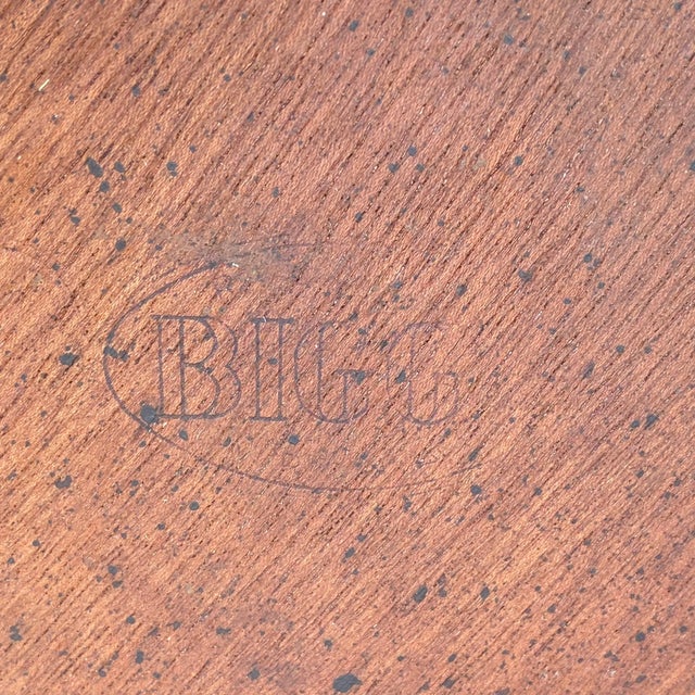 Biggs Queen Anne Mahogany Gate Leg Handkerchief Side Table For Sale - Image 11 of 12