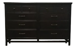 Stanley Furniture Charcoal Contemporary Modern Cabinetmaker's Collection 67" Double Dresser 955-13-05