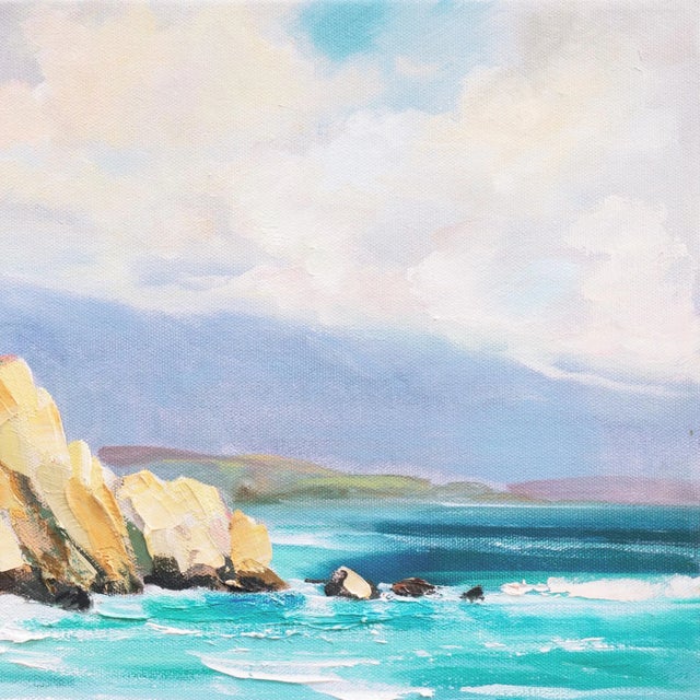 2010s 'Cypress Point, Monterey Lookout' by Kathleen Murray, Carmel California Woman Artist For Sale - Image 5 of 10