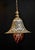 1940s Art Deco Tiffany Style Stained Glass Acorn Pendant Light, 1940s For Sale - Image 5 of 18