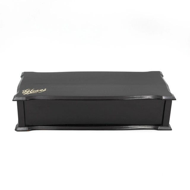 1920s 1920s English Art Deco Solid Ebony Dressing Boxes - Set of 3 For Sale - Image 5 of 13