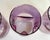 Glass Set of 4 Postmodern Amethyst Glass Tumblers With Stepped Geometric Profile For Sale - Image 7 of 8