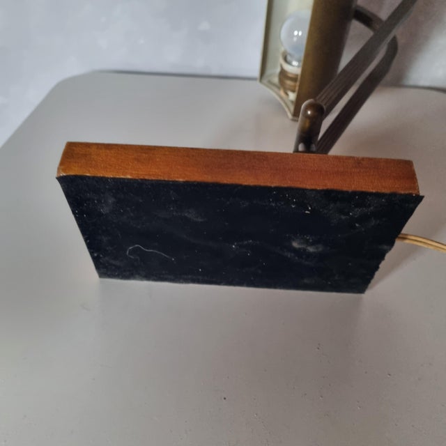 Art Deco Bankers Lamp in the style of Le Chevallier and Koechlin, 1930s For Sale - Image 10 of 11