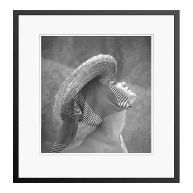 Girl in a Hat 1951 by Toni Frissell Framed For Sale