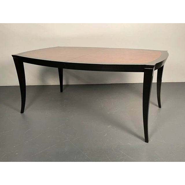 Mid-Century Modern Mid-Century Modern Eva Dining Table by Vladimir Kagan, Labeled Full Dining Set For Sale - Image 3 of 13