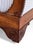 Empire Revival French Walnut Sofa in Ticking For Sale - Image 13 of 15