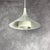 Vintage white conical ceiling lamp Denmark, 1980s with its distinctive layered Scandinavian design, it offers a unique...