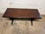 Brown Early 20th Century English British Imperial Style Trestle Console Table For Sale - Image 8 of 18