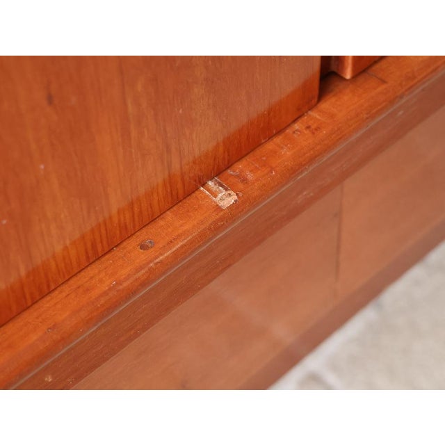 Mid-Century Modern Teak Sideboard by Gaston Poisson, 1960s For Sale - Image 9 of 16