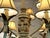 Chinoiserie Vintage 9-Light Coastal Chinoiserie Style Monkey Chandelier With Rawhide Shades For Sale - Image 3 of 18