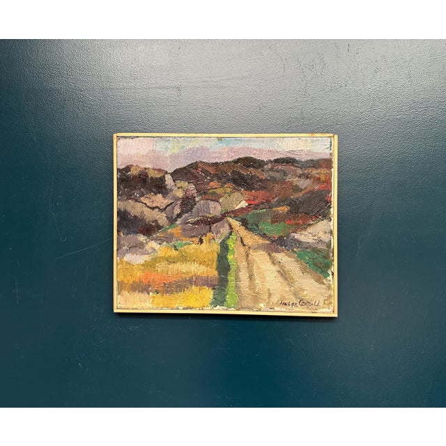 Helge Cardell, Scandinavian Landscape, 1950s, Oil on Panel, Framed For Sale - Image 18 of 18