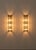 2020s Murano Glass Wall Sconces Smoked Triedri Crystal Prisms, Column Model, Chrome Frame - a Pair For Sale - Image 5 of 6