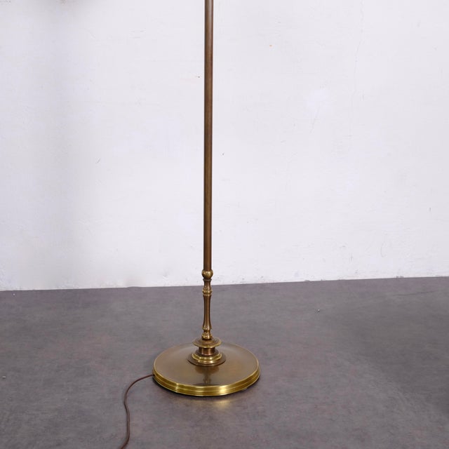 Metal Floor Lamp with Four Lights and Three Arms and Double Switch, 1950s For Sale - Image 7 of 18