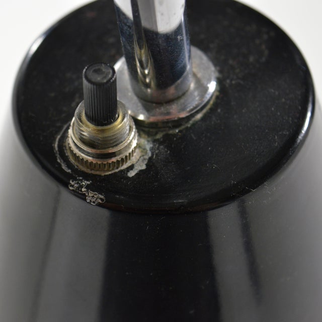 Chrome Italian Triennale Three-Arm Floor Lamp with X Base For Sale - Image 8 of 10