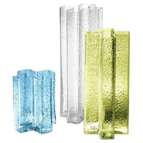 Cross Blown Glass Vases by Bodil Kjaer for Cassina, Set of 3 For Sale - Image 9 of 9