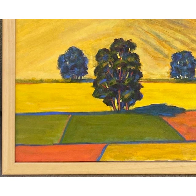 2020s “Kissed by the Sun” Oil on Canvas Landscape by Joao De Brito For Sale - Image 5 of 7