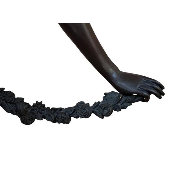 Vintage French Art Deco Bronze Lady Dancer Figurine, Large Antique, Pierre Faguays, 1920s For Sale - Image 17 of 18