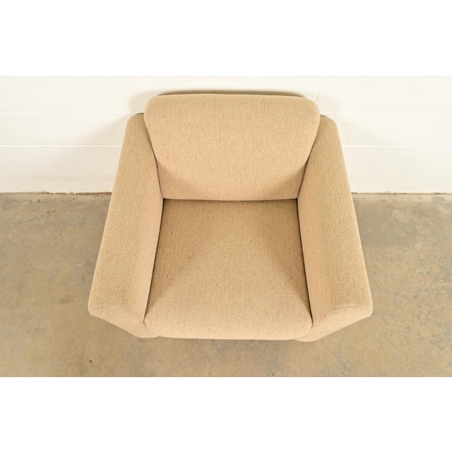 Wood Milo Baughman for Thayer Coggin Mid-Century Modern Upholstered Lounge Chair, 1970s For Sale - Image 7 of 12