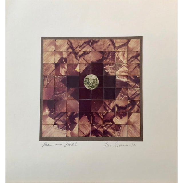 This one depicts fragmented space photos and is titled Moon and Earth. it depicts a view from outer space. SIMONS, Vera...