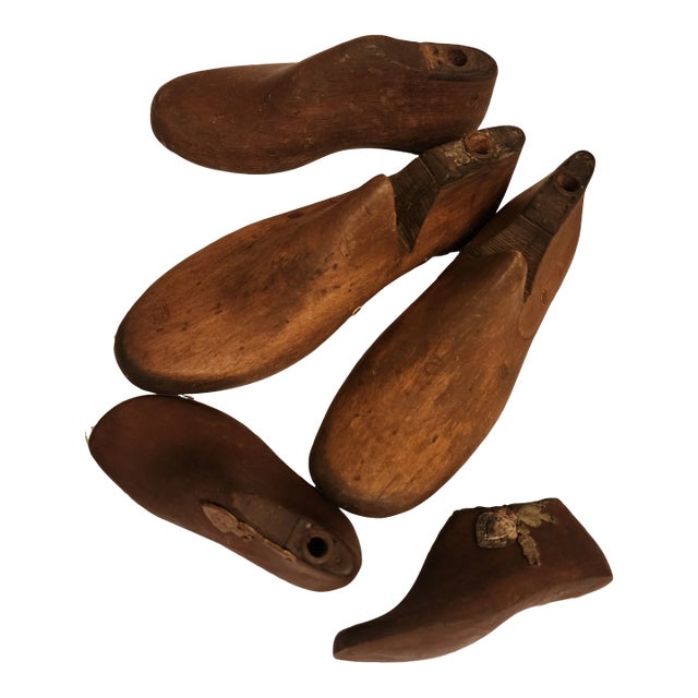 Wood Shoe Molds Collection For Sale