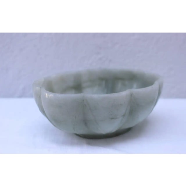 Mid 20th Century Chinese Jadeite Hardstone Bowl For Sale - Image 4 of 8
