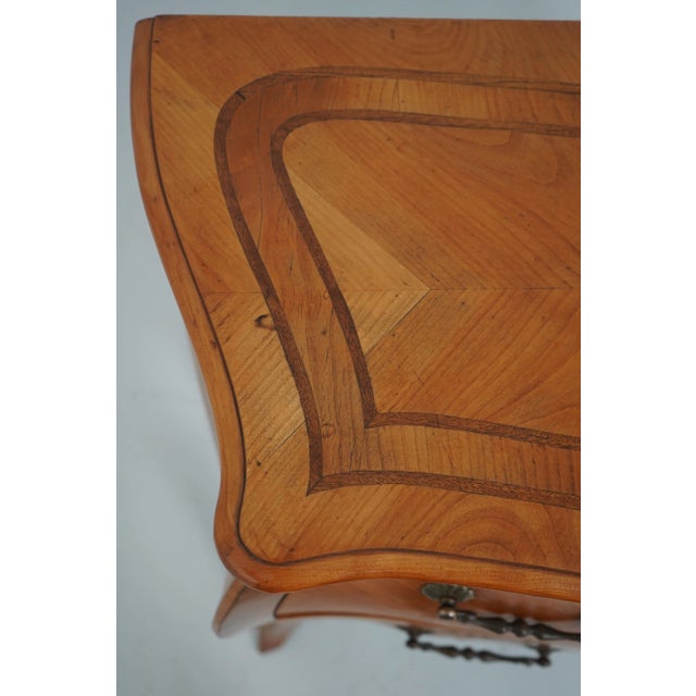 Vintage Italian Inlaid 2 Drawer Commode Chest For Sale - Image 11 of 12