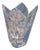 Late 20th Century Heavy Crystal Lotus Vase For Sale