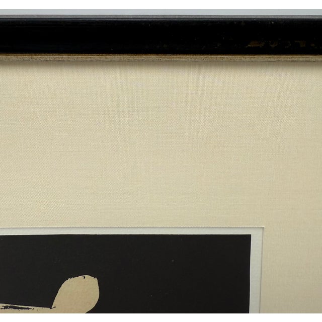 Printmaking Materials 1984, "Dopum", Abstract Impressionism, Newly Framed Original Intaglio Print, Laurence Scholder For Sale - Image 7 of 8