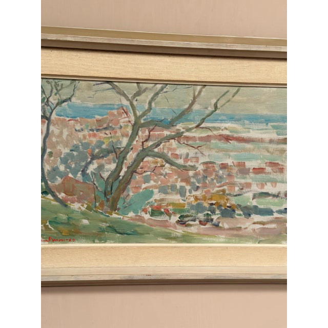 Rune Persson, Landscape, 1950s, Oil on Canvas, Framed For Sale - Image 9 of 18