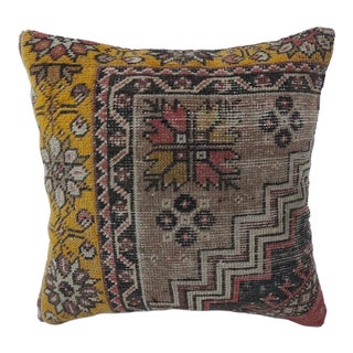 Decorative Turkish Anatolian Rug Pillow Cover 20"x20" For Sale