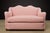 Important Maison Jansen Loveseat Reupholstered in Pink Bouclé, c. 1930s, Signed For Sale In Los Angeles - Image 6 of 12