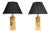 Vintage Swedish Ceramic Table Lamps by Bergboms, 1970, Set of 2 For Sale