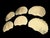 1990s Gold Clamshell Sea Shell Placemats - Set of 6 For Sale - Image 4 of 14
