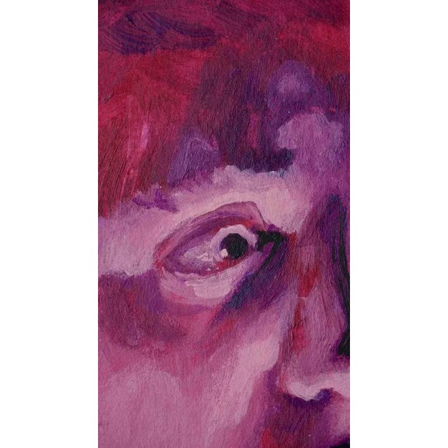 "What's ahead (2)" is a painting realized by Ukrainian artist Okno in 2023. Acrylic and marker on paper. Hand signed....