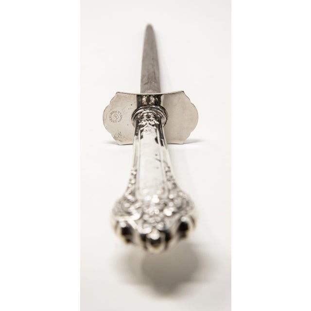 Mid 20th Century Mid 20th Century Sterling Silver Knife Sharpener For Sale - Image 5 of 11