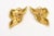 Metal Vintage Tiffany & Co. Sculptural 18 Karat Gold Pierced Lever Back Earrings - 2 Pieces For Sale - Image 7 of 10