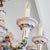Italian Polychrome Porcelain Chandelier in the style of Capodimonte, 1950 For Sale - Image 3 of 7