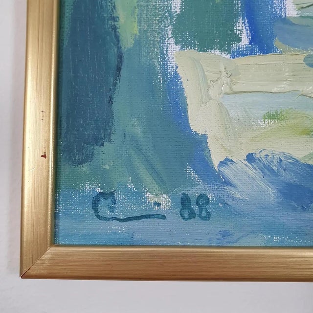 Einar Wennberg, House, De Brock, 1988, Oil on Canvas For Sale - Image 6 of 17