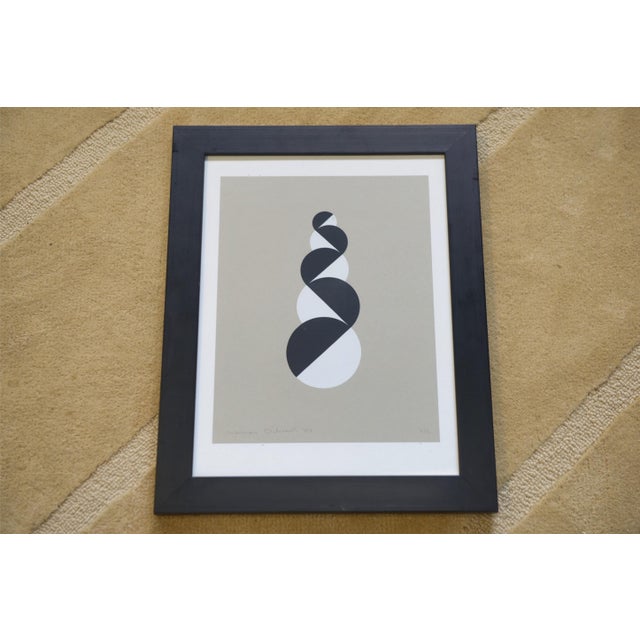 Norman Dilworth, Abstract Composition, 2007, Silkscreen Print For Sale - Image 7 of 7