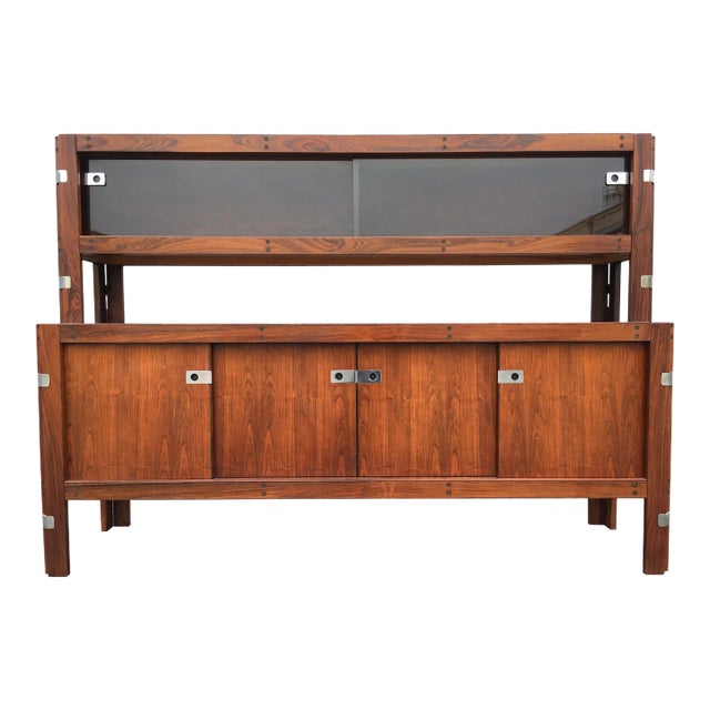 1960s Mid-Century Modern Rosewood Credenza For Sale
