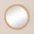 Wood Pelicano Rattan Large Round Mirror For Sale - Image 7 of 7
