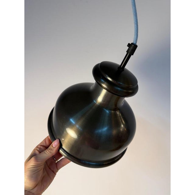 Country Line Pendant Lamp in Anthracite by Sidse Werner for Holmegaard For Sale - Image 9 of 11